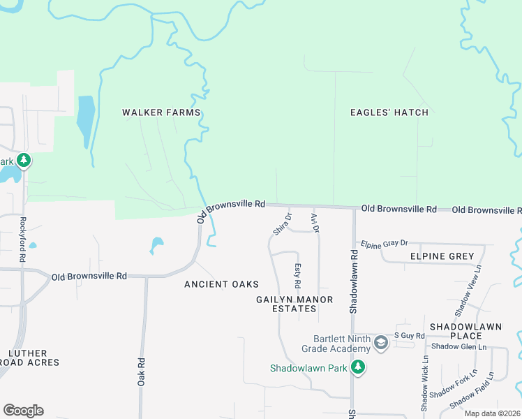 map of restaurants, bars, coffee shops, grocery stores, and more near 7343 Old Brownsville Road in Arlington