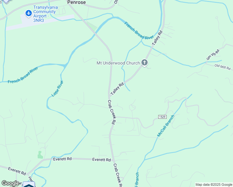 map of restaurants, bars, coffee shops, grocery stores, and more near 14 Talley Road in Hendersonville