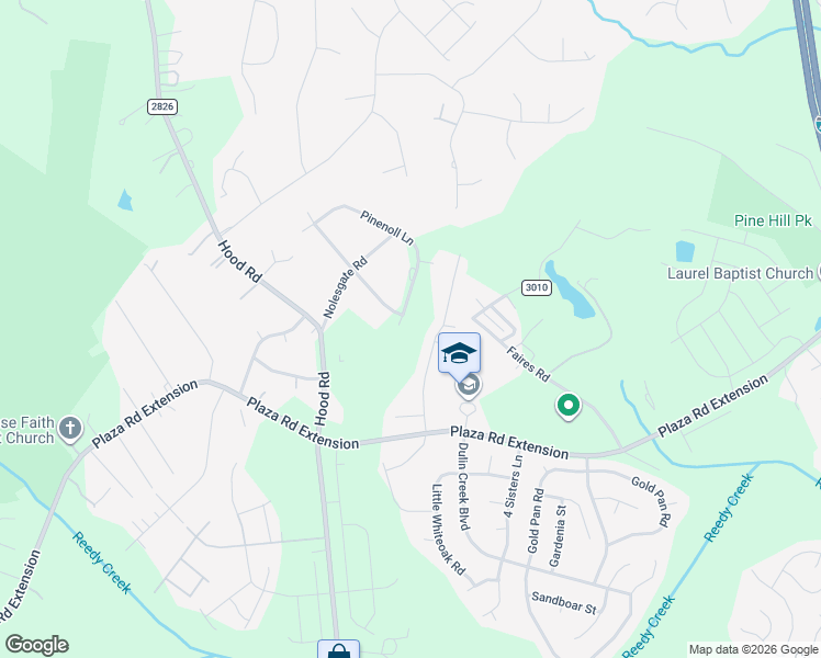 map of restaurants, bars, coffee shops, grocery stores, and more near 8904 Pinenoll Lane in Charlotte