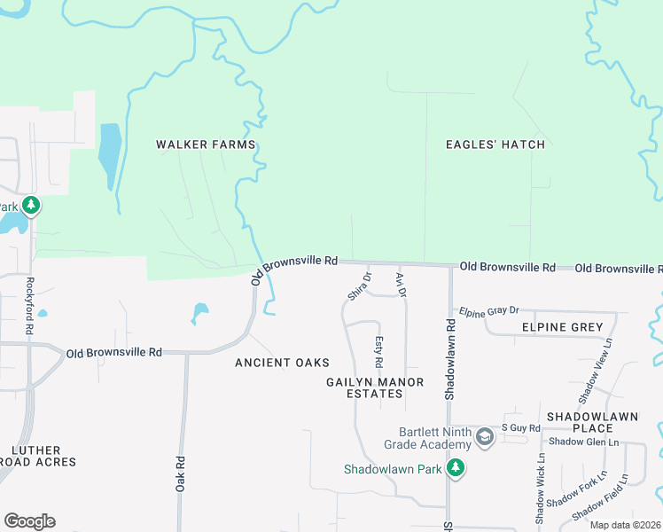 map of restaurants, bars, coffee shops, grocery stores, and more near 7343 Old Brownsville Road in Arlington