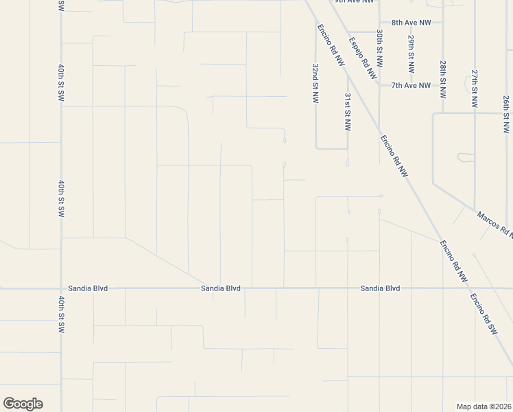map of restaurants, bars, coffee shops, grocery stores, and more near 34th Street Northwest in Rio Rancho