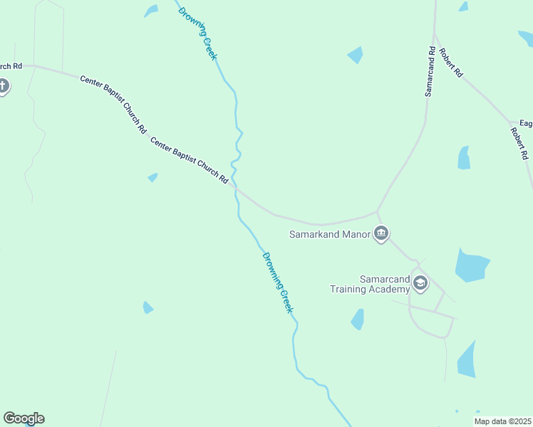 map of restaurants, bars, coffee shops, grocery stores, and more near Samarcand Road in Biscoe