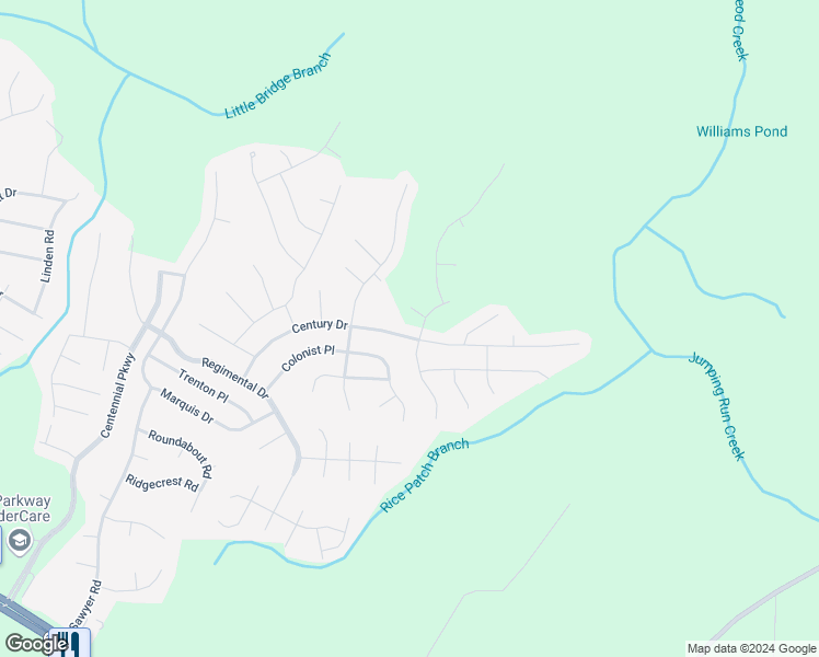 map of restaurants, bars, coffee shops, grocery stores, and more near 415 Century Drive in Cameron