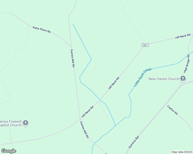 map of restaurants, bars, coffee shops, grocery stores, and more near 3405 Hill Neck Road in Ernul