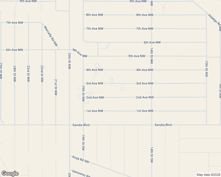 map of restaurants, bars, coffee shops, grocery stores, and more near 1614 3rd Avenue Northwest in Rio Rancho