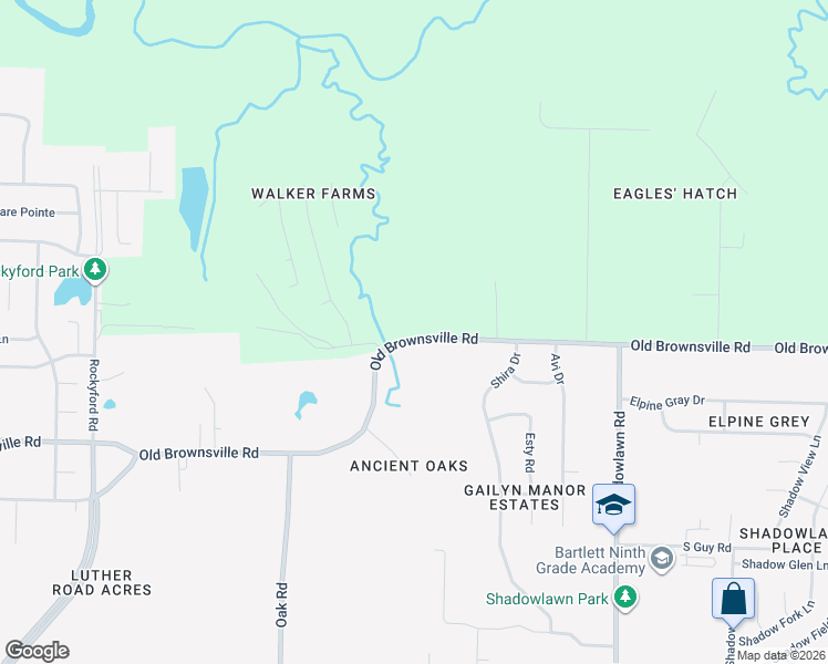 map of restaurants, bars, coffee shops, grocery stores, and more near 7266 Old Brownsville Road in Arlington