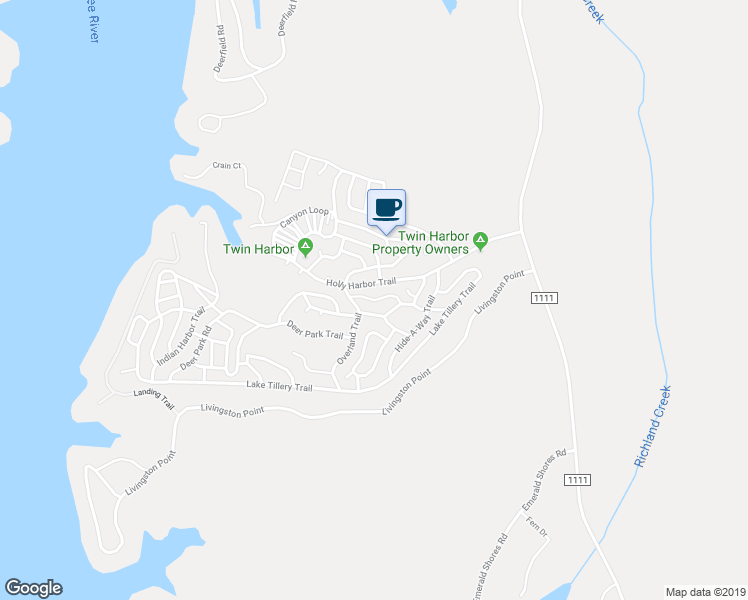map of restaurants, bars, coffee shops, grocery stores, and more near 121 Redwood Trail in Mount Gilead
