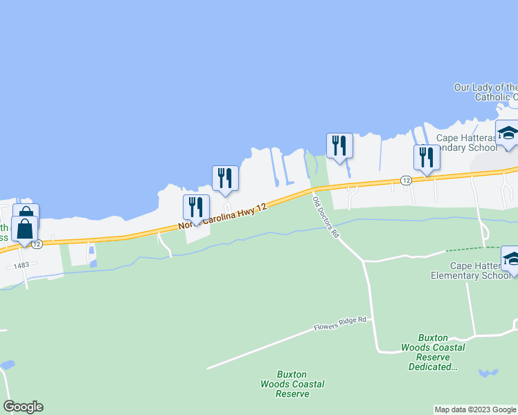 map of restaurants, bars, coffee shops, grocery stores, and more near in Buxton