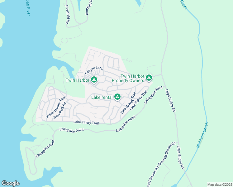 map of restaurants, bars, coffee shops, grocery stores, and more near 116 Redwood Trail in Mount Gilead