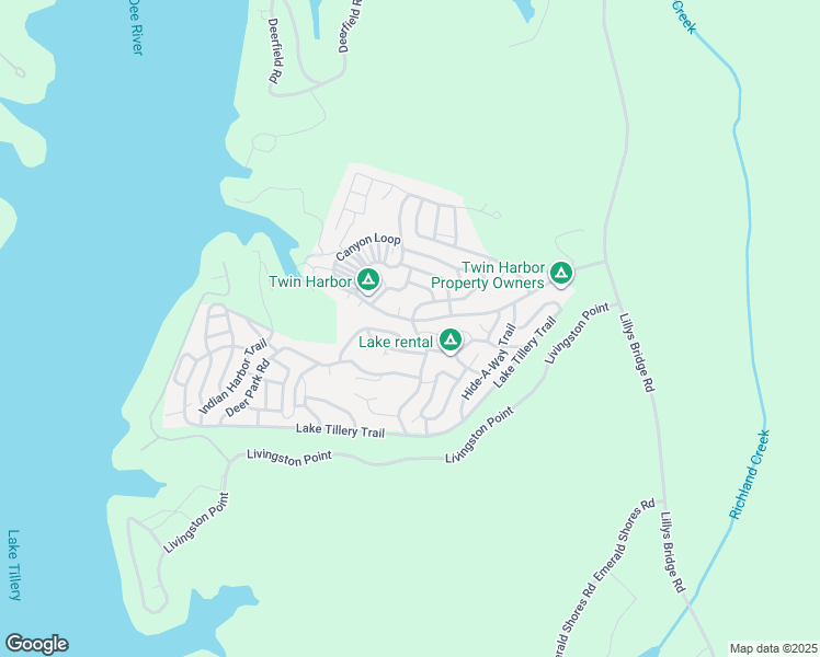 map of restaurants, bars, coffee shops, grocery stores, and more near 164 Holly Harbor Trail in Mount Gilead