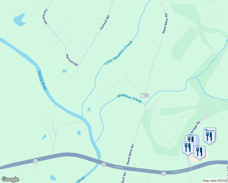map of restaurants, bars, coffee shops, grocery stores, and more near 6301 Waters Edge Drive in Midland