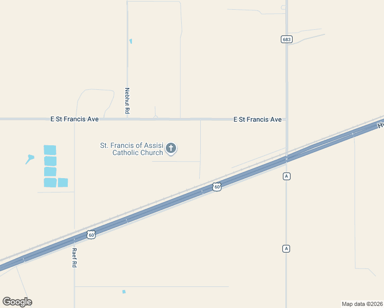 map of restaurants, bars, coffee shops, grocery stores, and more near 5003 Klinke Road in Amarillo