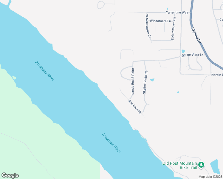 map of restaurants, bars, coffee shops, grocery stores, and more near 1 Rim Rock Road in Russellville