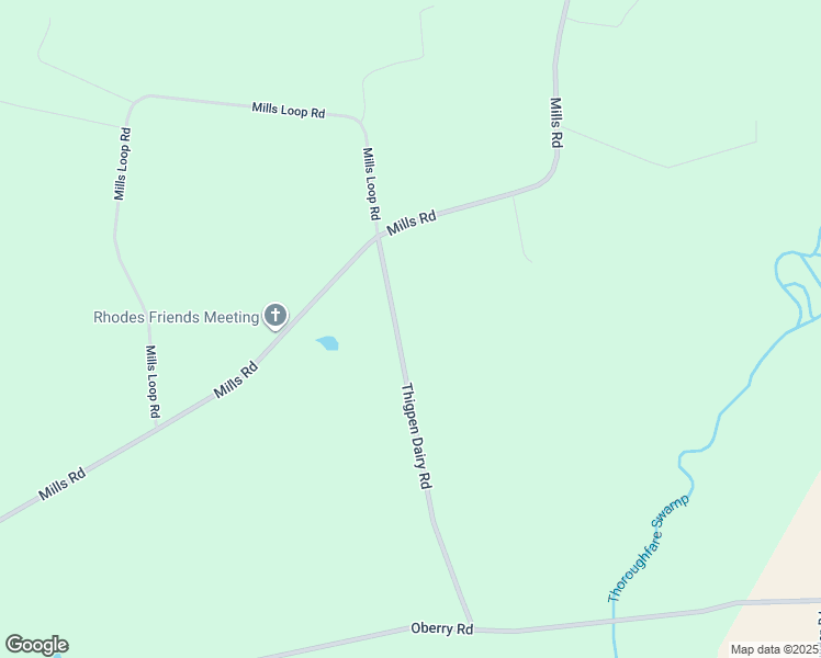 map of restaurants, bars, coffee shops, grocery stores, and more near 380 Thigpen Dairy Road in Mount Olive