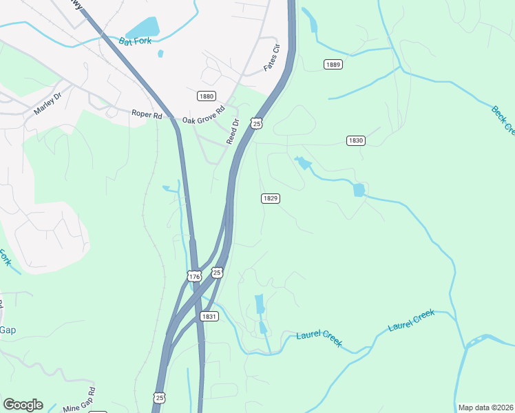 map of restaurants, bars, coffee shops, grocery stores, and more near 30 Kay Rd in Flat Rock