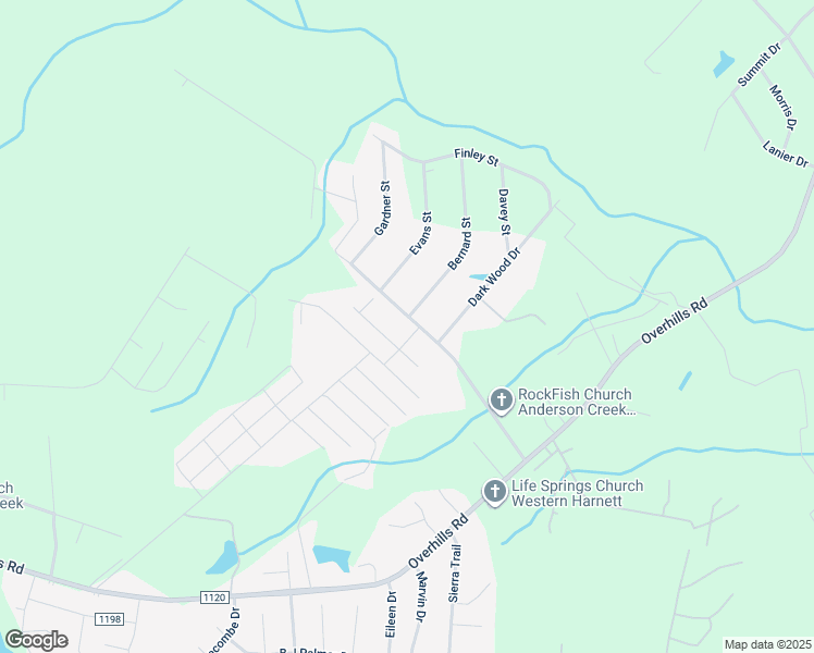 map of restaurants, bars, coffee shops, grocery stores, and more near 405 Archie Street in Spring Lake