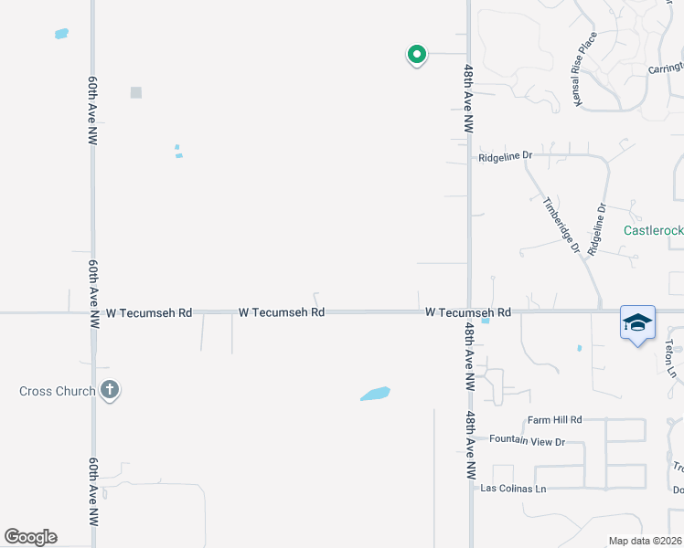 map of restaurants, bars, coffee shops, grocery stores, and more near 5201 W Tecumseh Rd in Norman