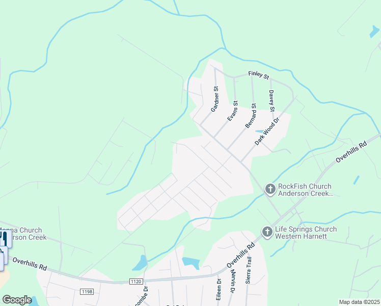 map of restaurants, bars, coffee shops, grocery stores, and more near 155 North Peggy Street in Spring Lake