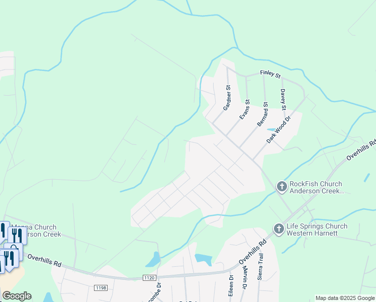 map of restaurants, bars, coffee shops, grocery stores, and more near 28 Betty Street in Spring Lake