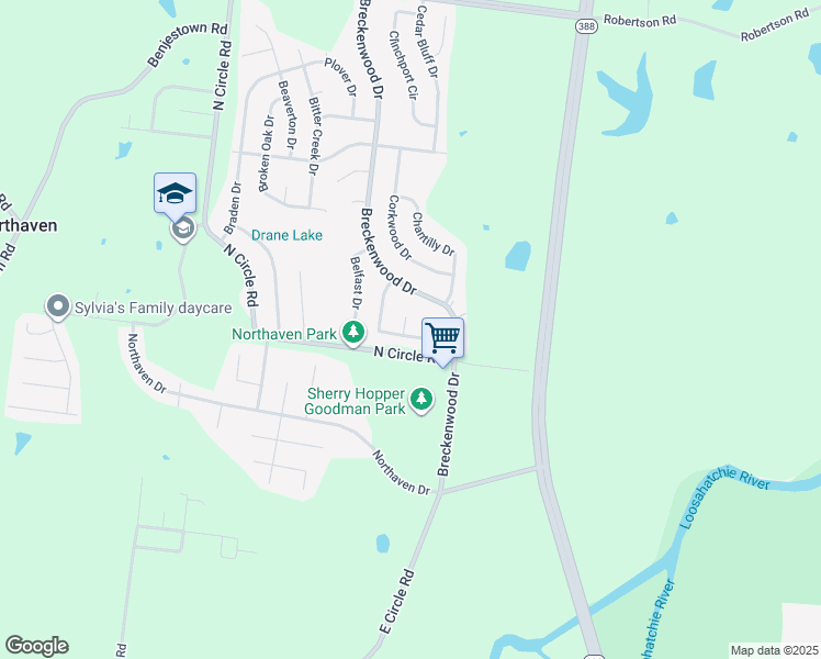 map of restaurants, bars, coffee shops, grocery stores, and more near 922 Chesterton Drive in Memphis