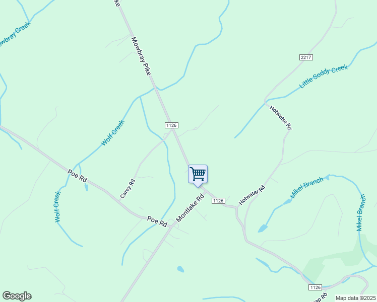 map of restaurants, bars, coffee shops, grocery stores, and more near 1311 Mowbray Pike in Soddy-Daisy