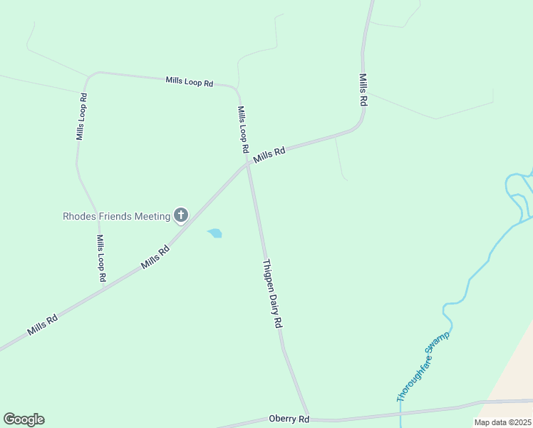 map of restaurants, bars, coffee shops, grocery stores, and more near 380 Thigpen Dairy Road in Mount Olive