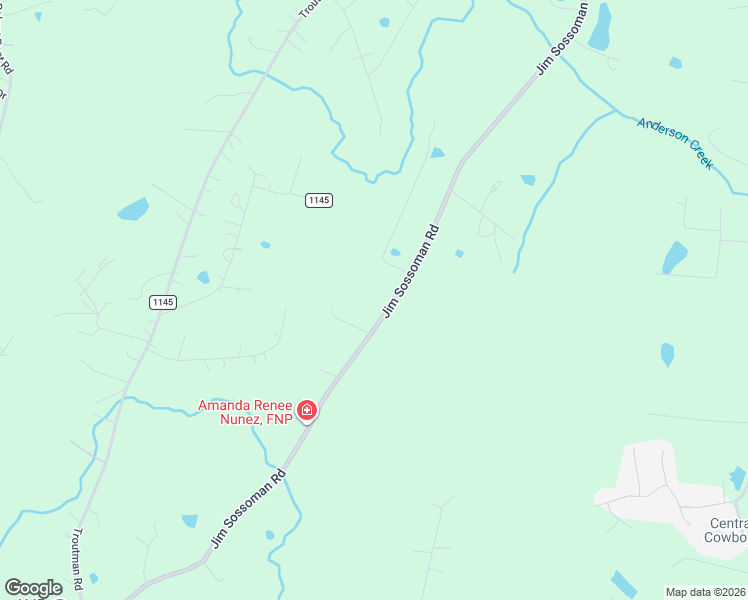 map of restaurants, bars, coffee shops, grocery stores, and more near 11150 Jim Sossoman Road in Midland