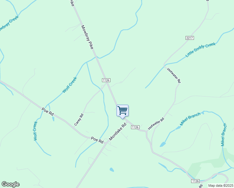 map of restaurants, bars, coffee shops, grocery stores, and more near 1311 Mowbray Pike in Soddy-Daisy