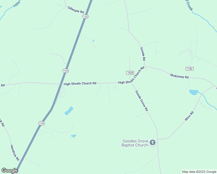 map of restaurants, bars, coffee shops, grocery stores, and more near 127 Petes Place Road in Mooresboro