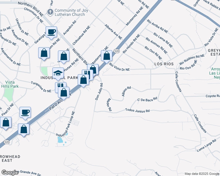 502 Albino Road, Corrales NM Walk Score