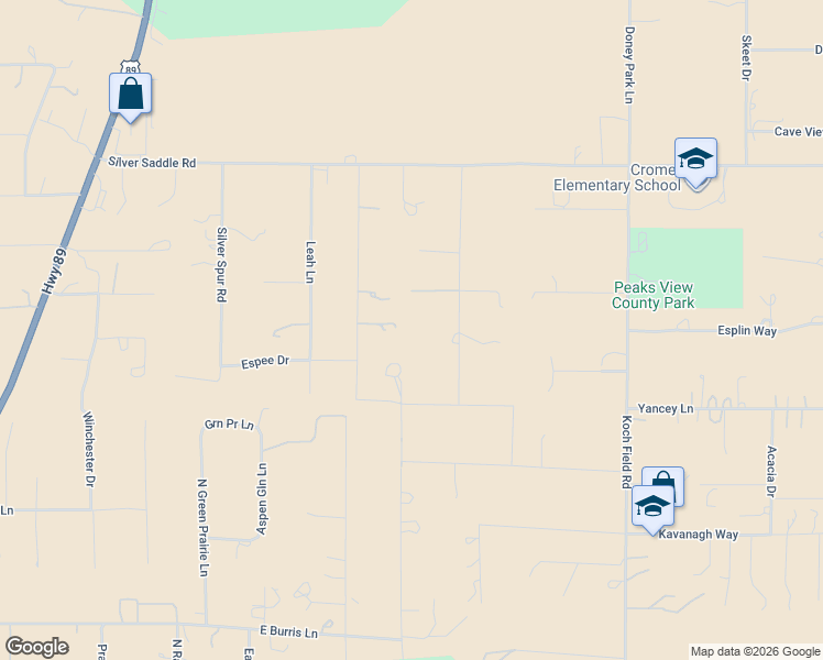 map of restaurants, bars, coffee shops, grocery stores, and more near 8710 Mary's Drive in Flagstaff
