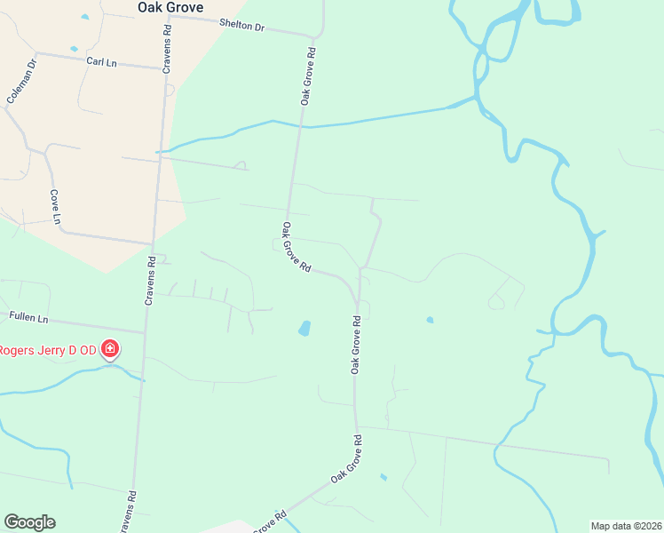 map of restaurants, bars, coffee shops, grocery stores, and more near 1490 Oak Grove Rd in Savannah