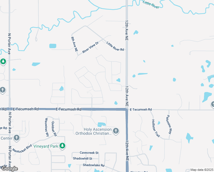 map of restaurants, bars, coffee shops, grocery stores, and more near 1020 Black Mesa Road in Norman