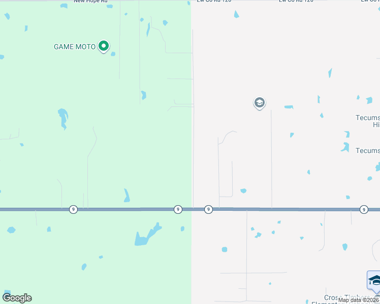 map of restaurants, bars, coffee shops, grocery stores, and more near 905 Whispering Oaks Road in Tecumseh