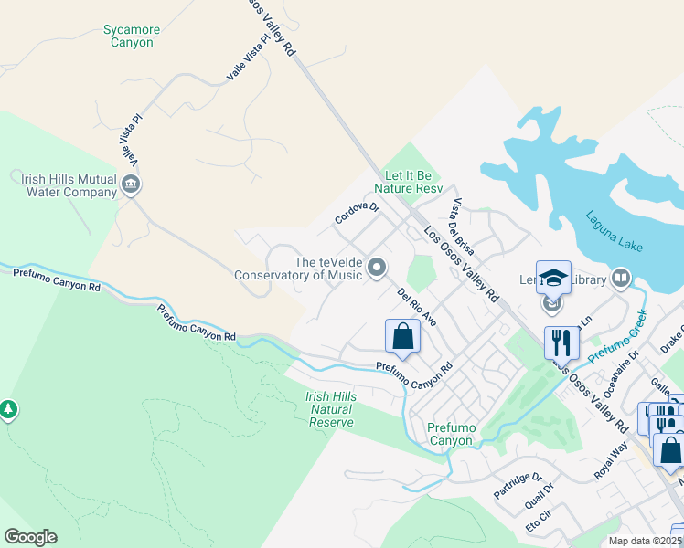 map of restaurants, bars, coffee shops, grocery stores, and more near 1789 Frambuesa Drive in San Luis Obispo