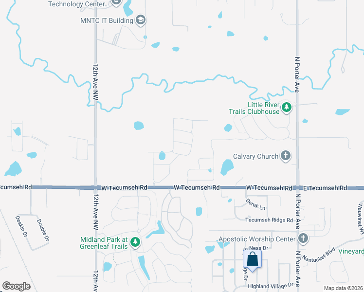 map of restaurants, bars, coffee shops, grocery stores, and more near 712 Maple Hill Road in Norman