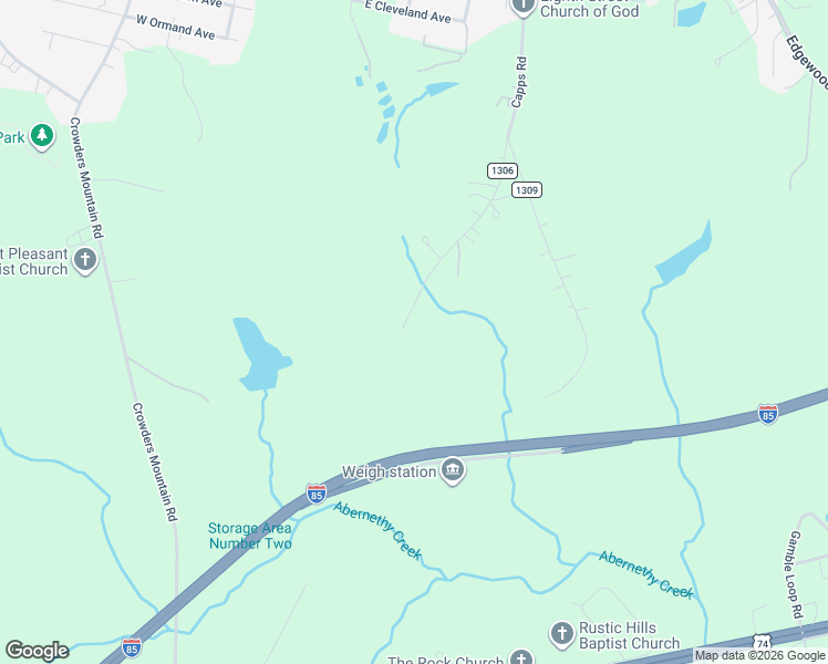 map of restaurants, bars, coffee shops, grocery stores, and more near 1237 Capps Road in Bessemer City