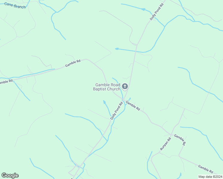 map of restaurants, bars, coffee shops, grocery stores, and more near Gamble Road in Hamilton County