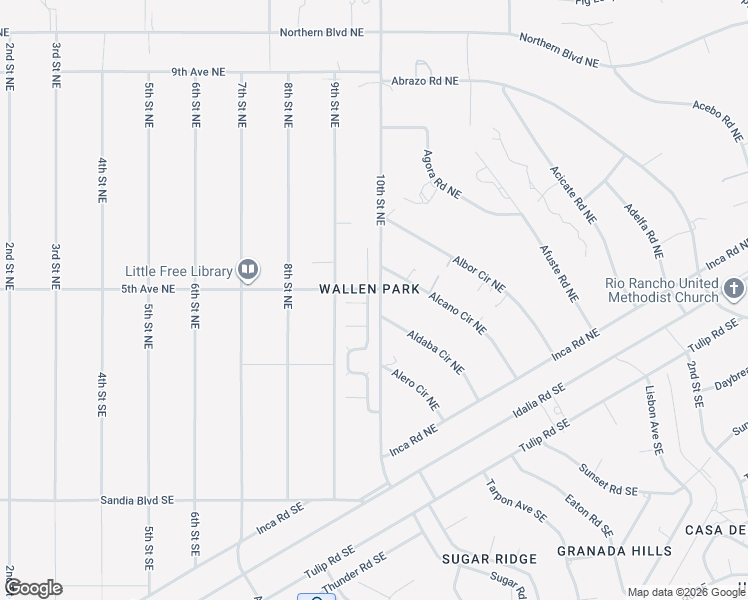 map of restaurants, bars, coffee shops, grocery stores, and more near 920 Gunpowder Court in Rio Rancho