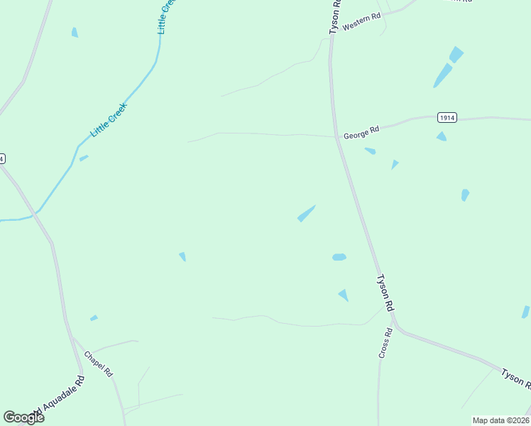 map of restaurants, bars, coffee shops, grocery stores, and more near 16499 Tyson Road in Albemarle