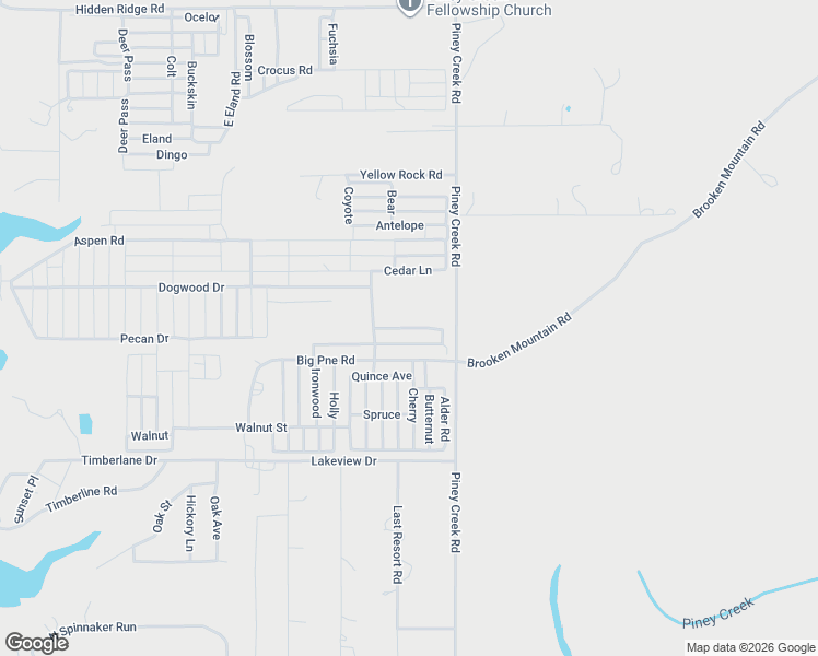 map of restaurants, bars, coffee shops, grocery stores, and more near Pine Drive in Stigler