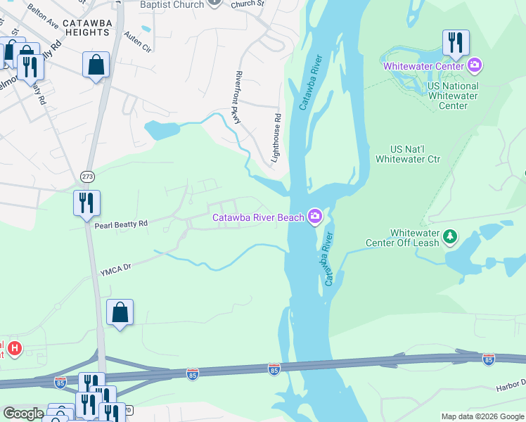 map of restaurants, bars, coffee shops, grocery stores, and more near 576 Park View Drive in Belmont