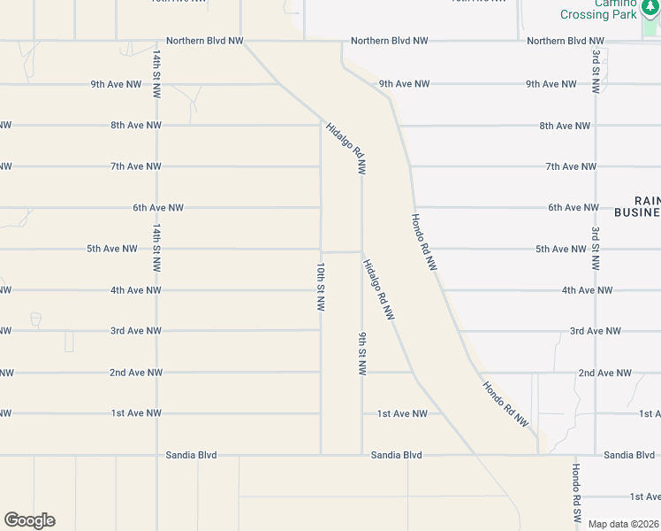map of restaurants, bars, coffee shops, grocery stores, and more near 316 10th Street Northwest in Rio Rancho