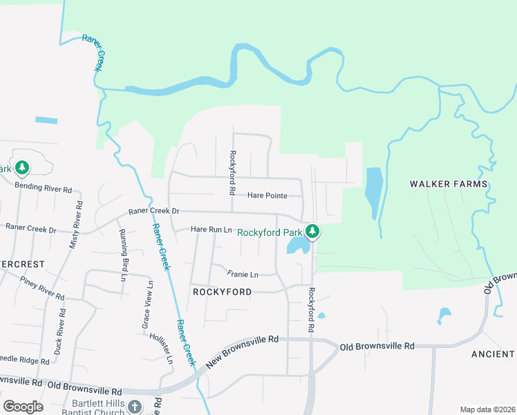 map of restaurants, bars, coffee shops, grocery stores, and more near 6794 Raner Creek Drive in Arlington