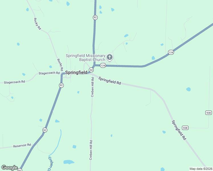 map of restaurants, bars, coffee shops, grocery stores, and more near 43 Springfield Road in Springfield