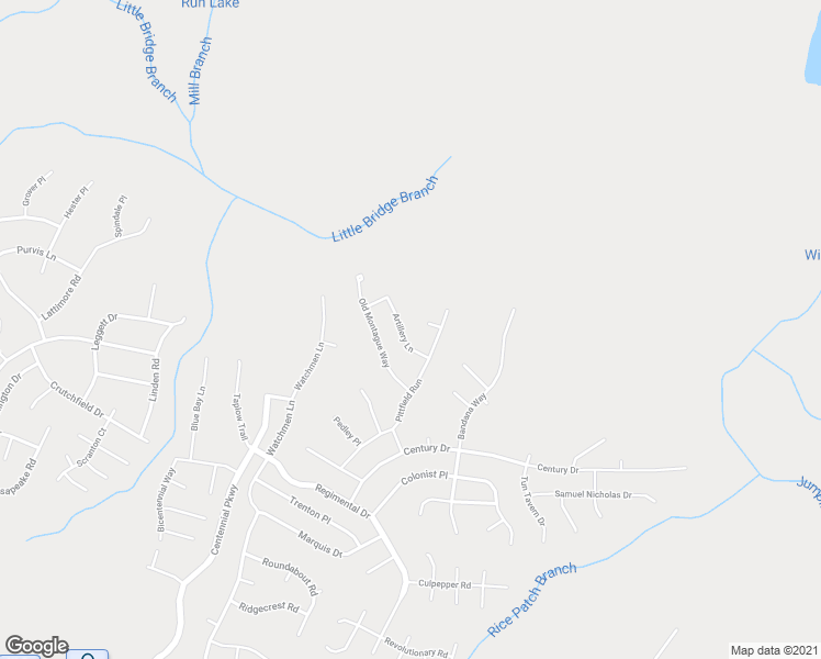map of restaurants, bars, coffee shops, grocery stores, and more near 38 Kettering Court in Lillington