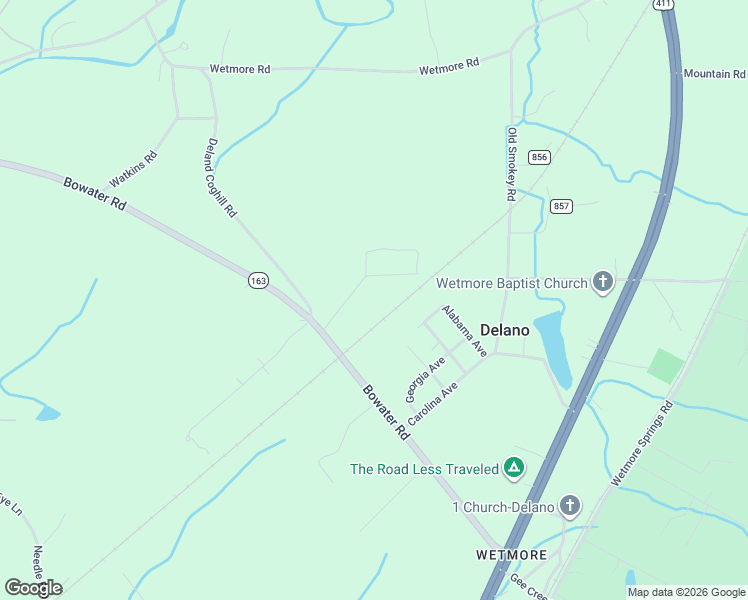 map of restaurants, bars, coffee shops, grocery stores, and more near 860 Athens Pike in Etowah