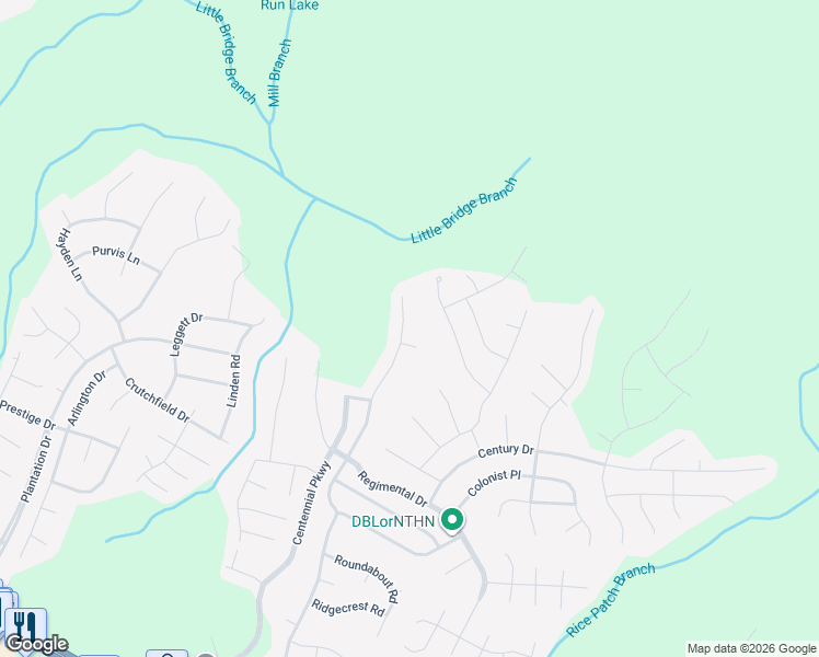 map of restaurants, bars, coffee shops, grocery stores, and more near 336 Watchmen Lane in Cameron