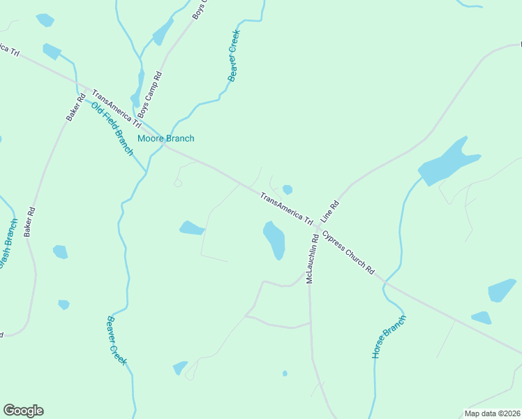 map of restaurants, bars, coffee shops, grocery stores, and more near 2821 Cypress Church Road in Cameron