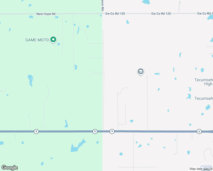 map of restaurants, bars, coffee shops, grocery stores, and more near 905 Whispering Oaks Road in Tecumseh
